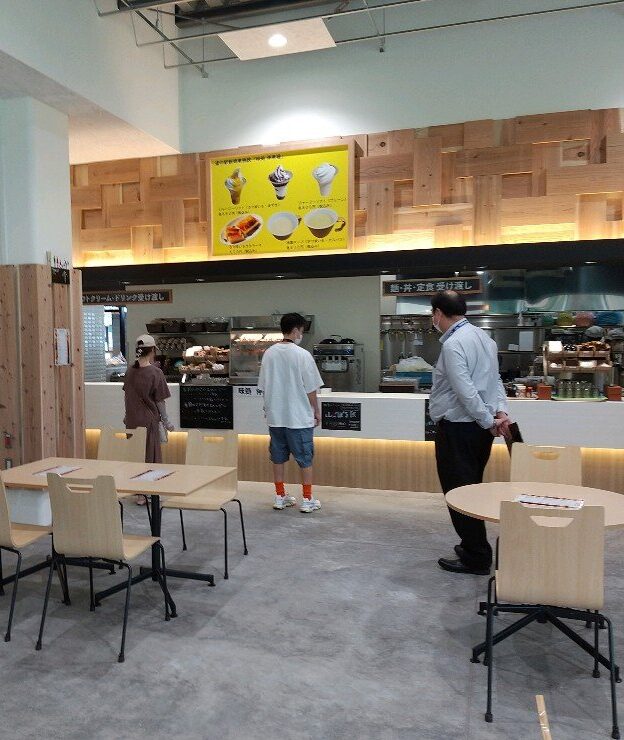 厚沢部道の駅にオープンした飲食店